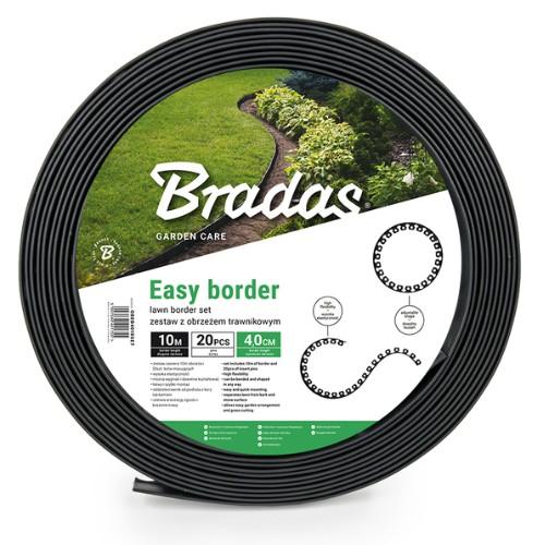 Kerti Szeg�ly Szett - EASY BORDER - 10 m x 4 cm - Fekete
