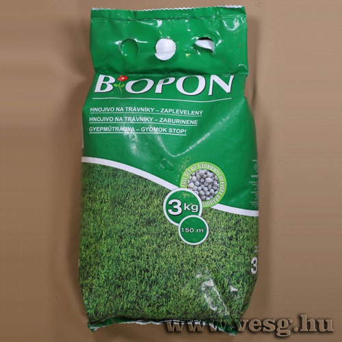 Biopon Gyepm�tr�gya /Gyomok Stop!/ 3kg