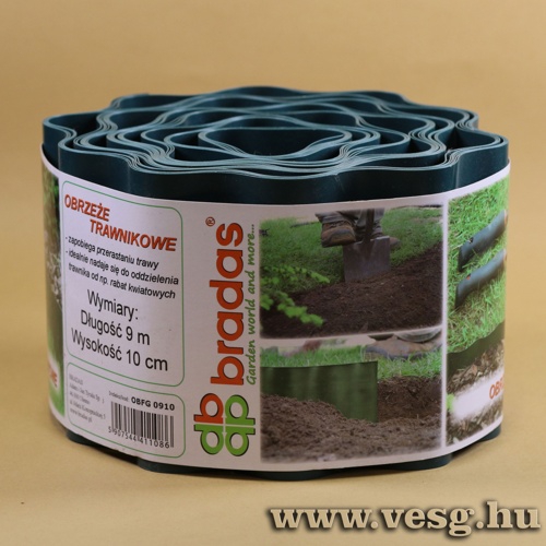 Bradas gysszegly 10cm /Zld/ 9m