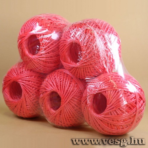 0,60 PP Zsineg 200g / Piros / 5db