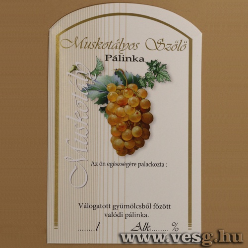 Plinks vegre Cmke /Muskotlyos Szl/