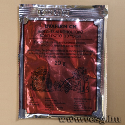 Uvaferm CM /Hideg s Alkoholtr Borleszt/ 20g