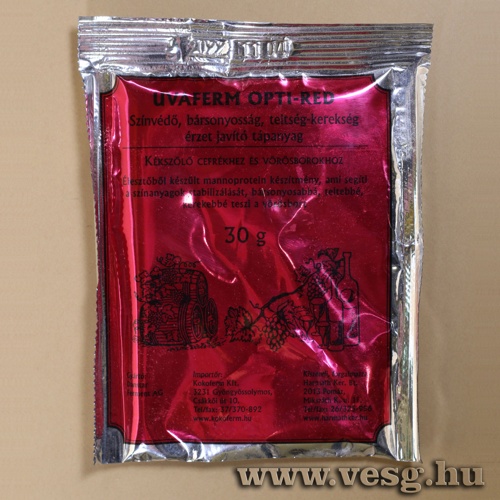 Uvaferm Opti Red - Sznvd - Brsonyossg Javt Tpanyag 30g