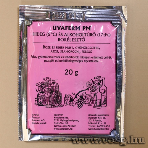 Uvaferm PM /Hideg s Alkohotr Borleszt/ 20g
