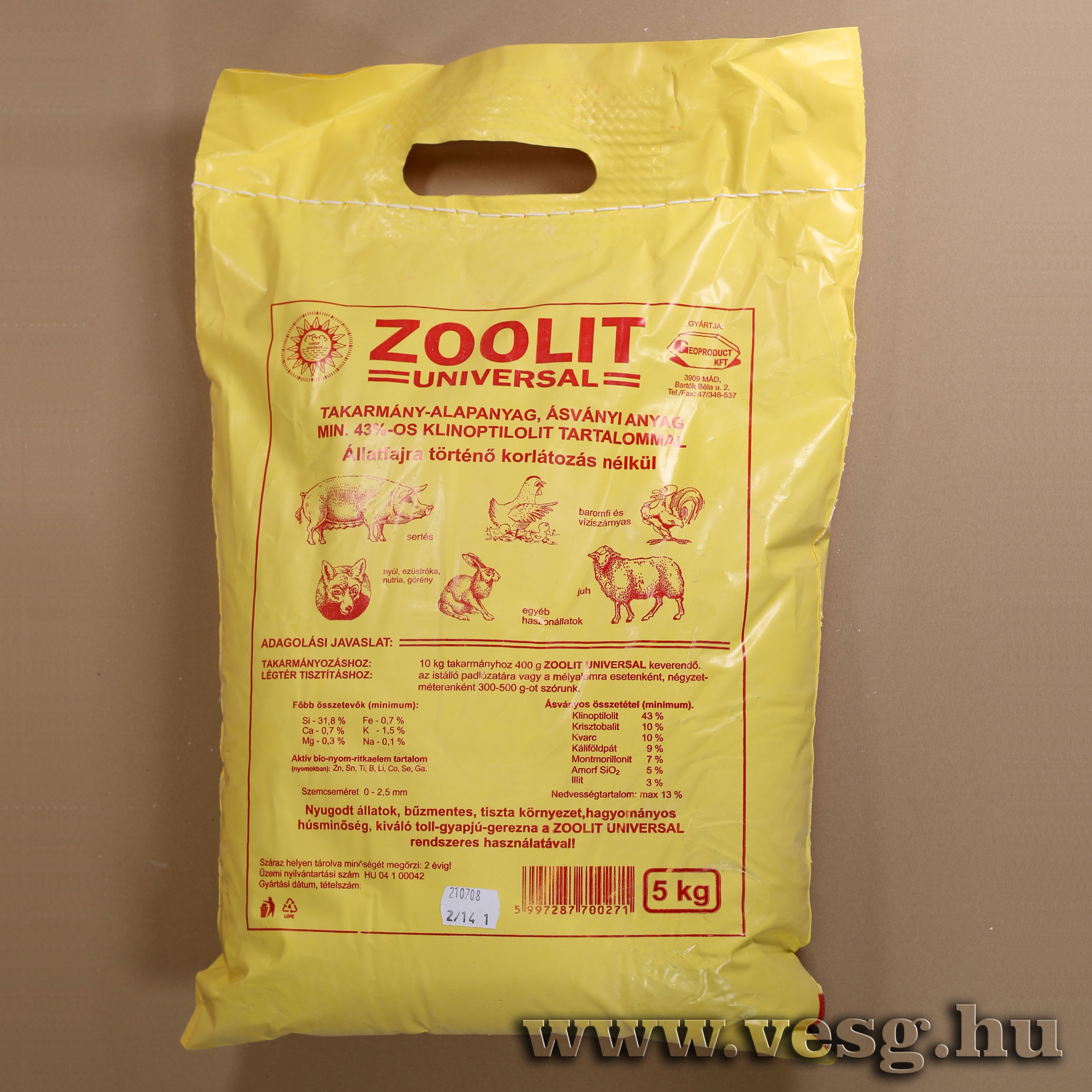 Zoolit Universal 5kg