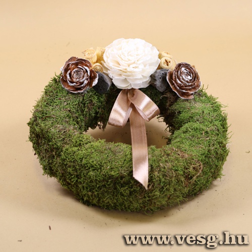 Koszor� 15cm / Moha , Barna /