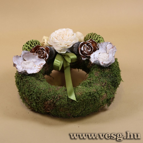 Mohakoszor� 15cm /Z�ld/