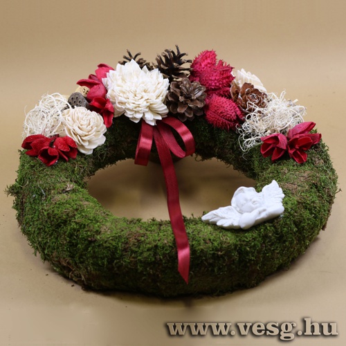 Mohakoszor� 25cm /Piros/