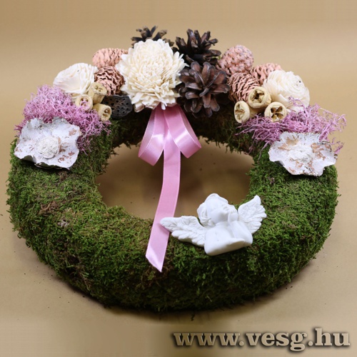 Mohakoszor� 25cm /R�zsasz�n/