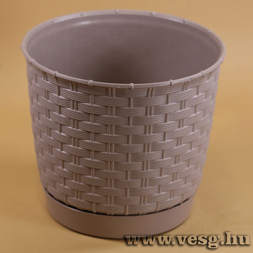 Prosperplast Ratolla Round vir�gcser�p 14,5cm /Mocca/