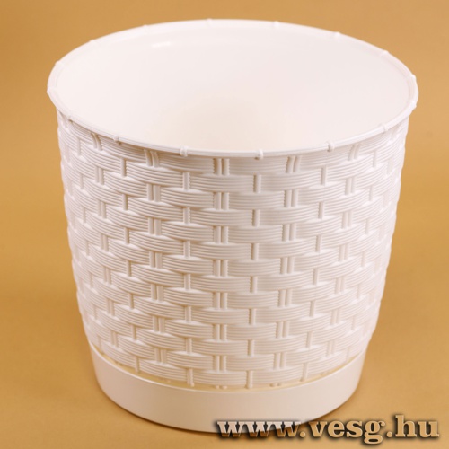 Prosperplast Ratolla Round vir�gcser�p 14,5cm /White/
