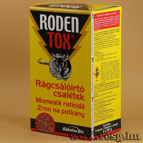 Rodentox R�gcs�l��rt� Csal�tek 150g