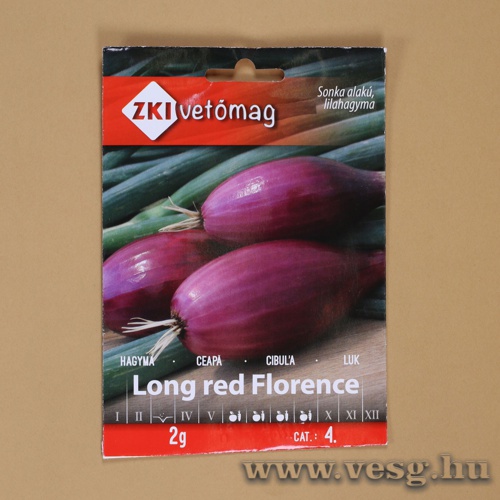 Lilahagyma - Long Red Florence 2 g